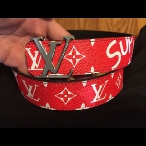 Louis Vuitton Supreme Belt !